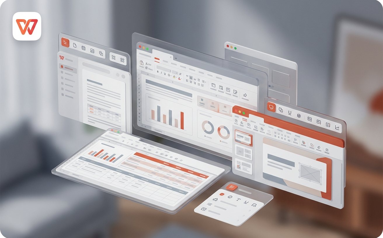 WPS安装过程中的组件配置界面